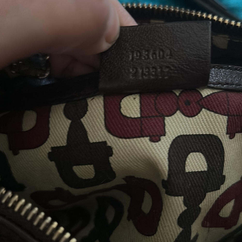 XXX SOLD XXX EUC brown Gucci Guccisima leather bag. - Picture 11 of 16